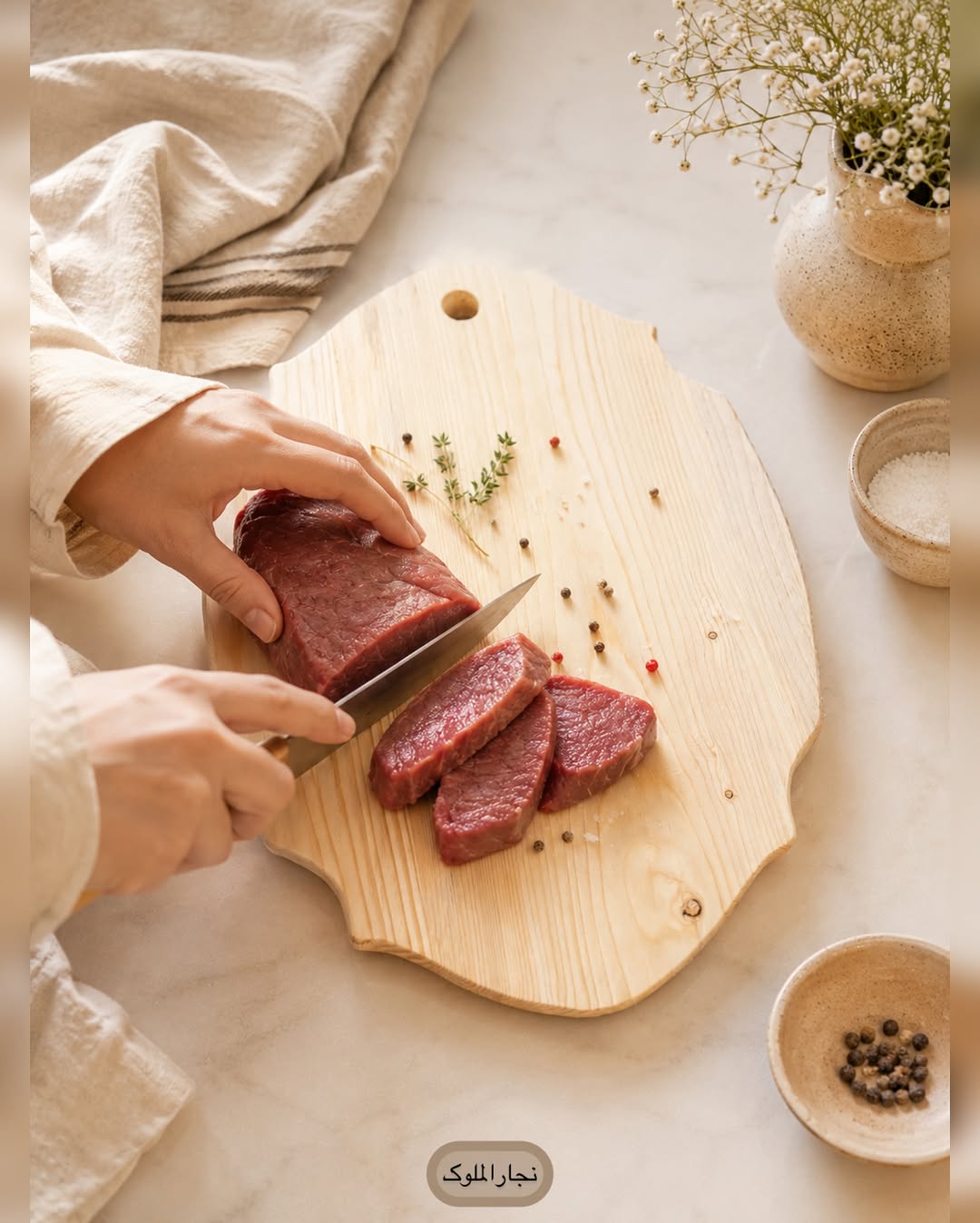 تخته سرو چوب روس پایه دار