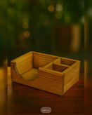 جای ادویه و دستمال چوبی