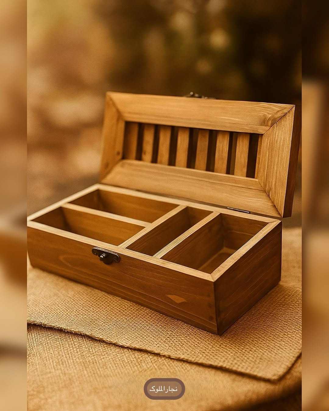 جای تی بگ‌ و قهوه چوبی